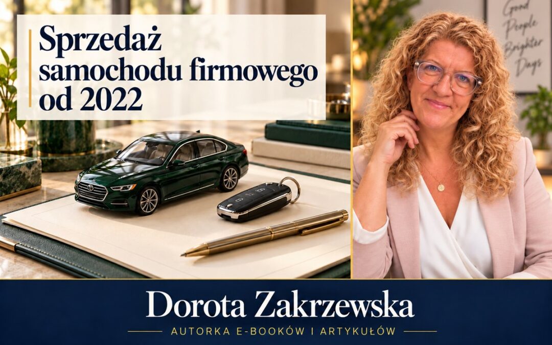 SPRZEDAŻ SAMOCHODU FIRMOWEGO od&nbsp;2022 roku