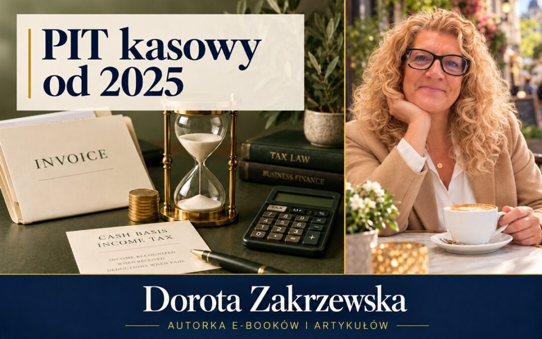 Dorota Zakrzewska — PIT KASOWY wchodzi od 2025 roku , dla kogo ?
